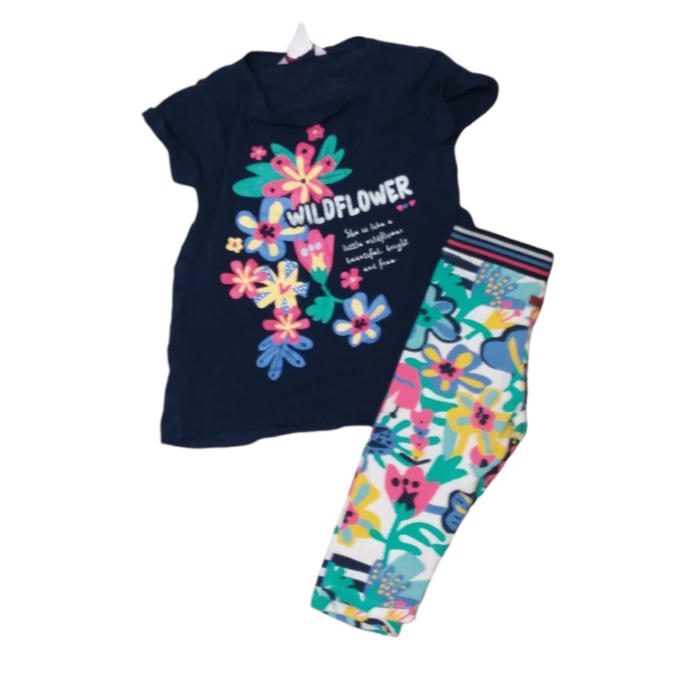 ⭐3/$15 BOBOLI Girls WILDFLOWER Summer Set